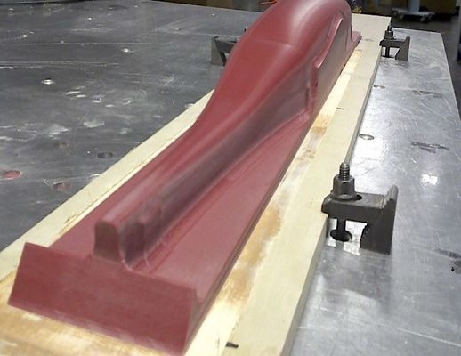 50mm পুরুত্ব Woking Epoxy টুলিং বোর্ড Colorway Red